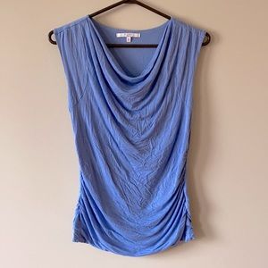 Classy blue feminine shirt